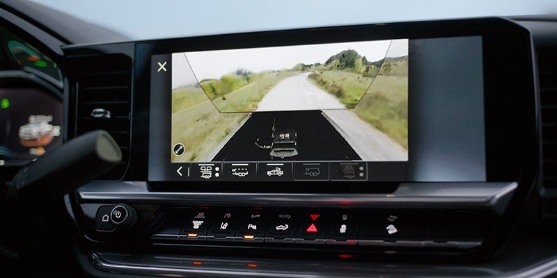 Chevrolet Silverado 2500 HD screen display.