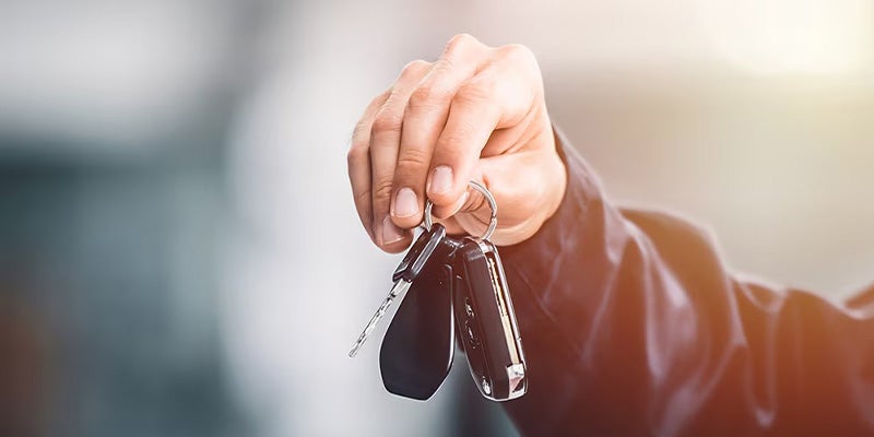 Parker Chevrolet GMC in Ashburn GA keys to a new car
