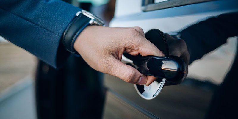 Parker Chevrolet in Ashburn GA car door handle